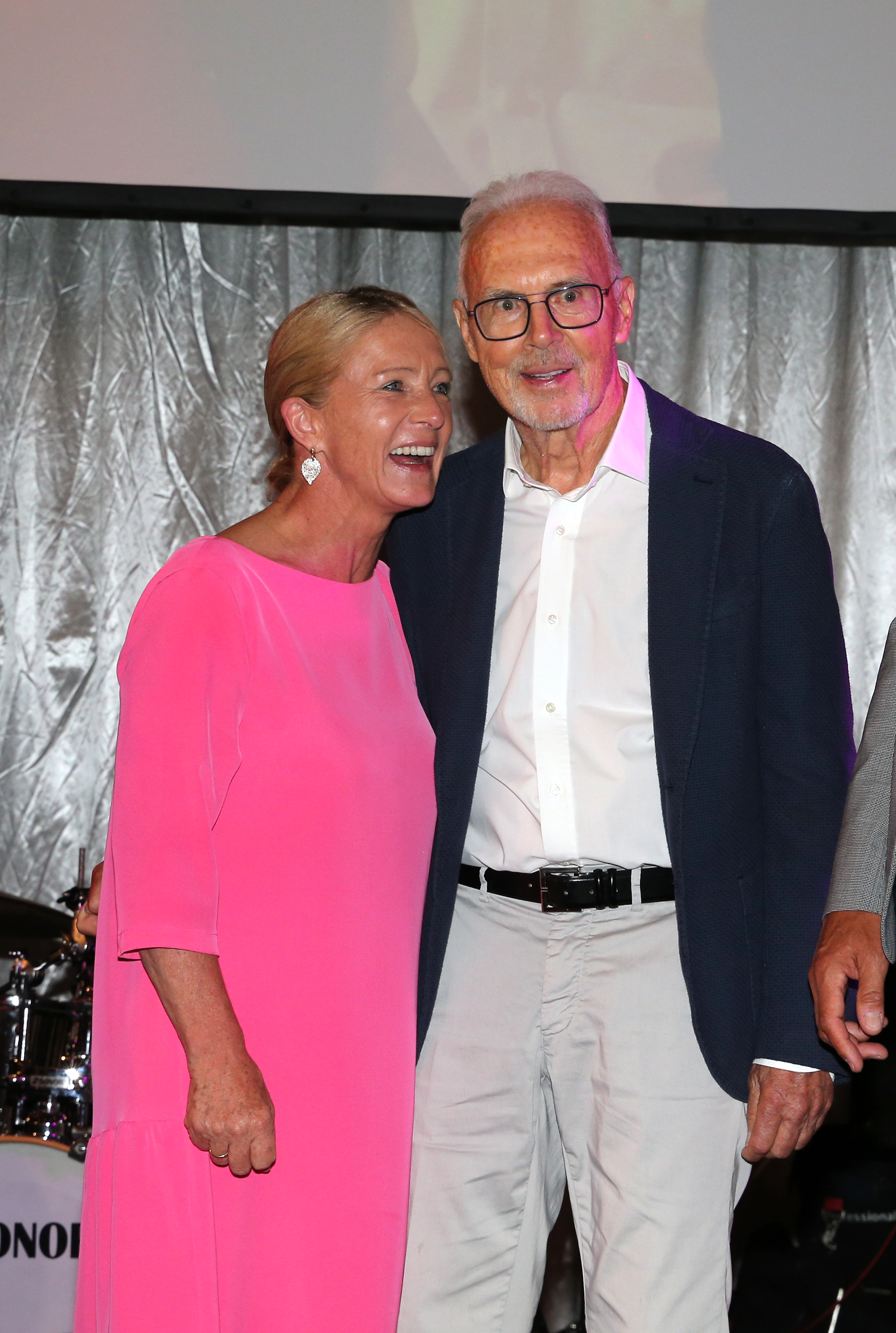 Heidi Beckenbauer with her late husband Franz Beckenbauer